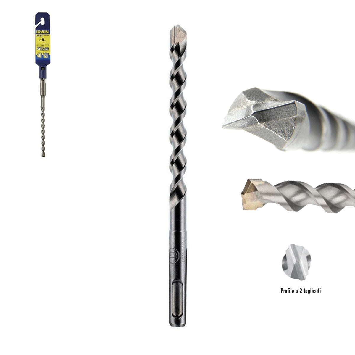 SDS-PLUS Bits - Speedhammer™ Plus - Ø from 11mm to 26mm - IRWIN SDS-PLUS Bits - Speedhammer™ Plus - Ø from 11mm to 26mm - IRWIN